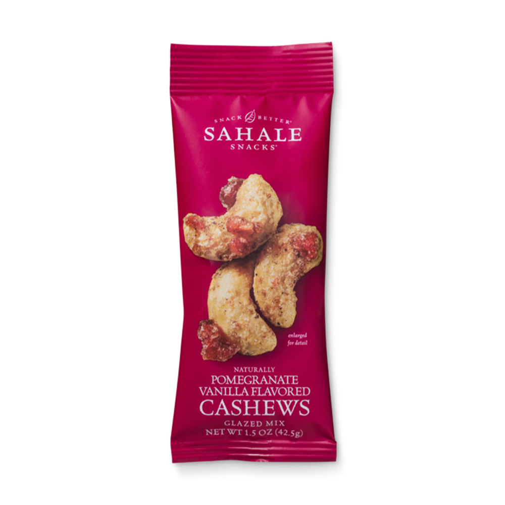 Sahale Snacks Pomegranate Vanilla Cashews Glazed Mix 1.5oz (9ct)