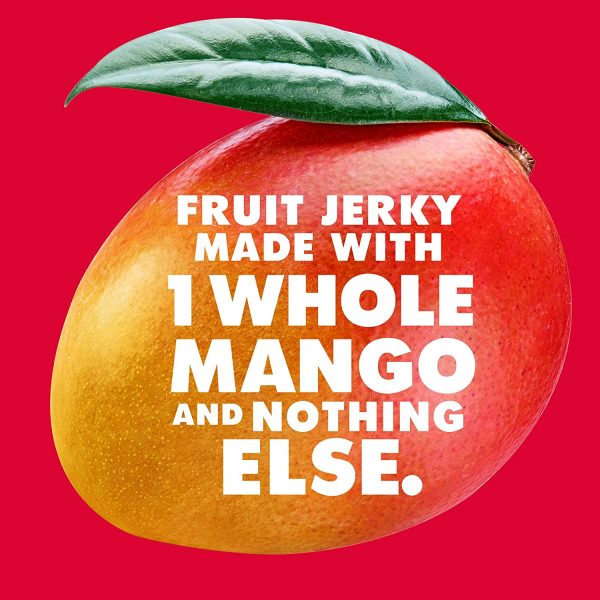 Solely Organic Mango Fruit Jerky Strip 0.8oz (12ct)